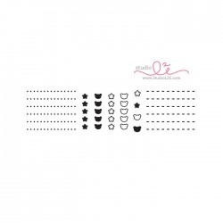 Studio L2E LIST IT-KAWAII stamp set